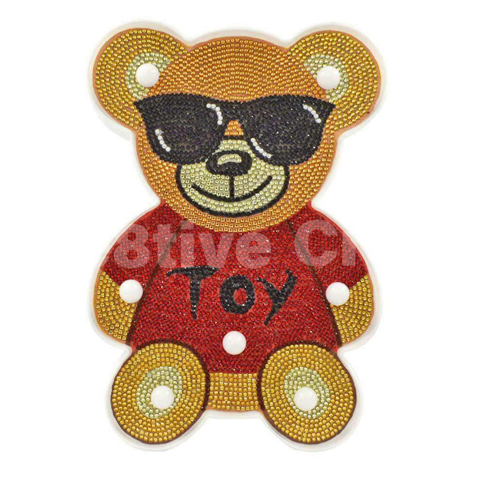 Diamond Painting LED Light Teddy Bear - Main Image