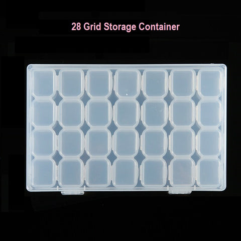 Diamond Painting 28 Grid Storage Container