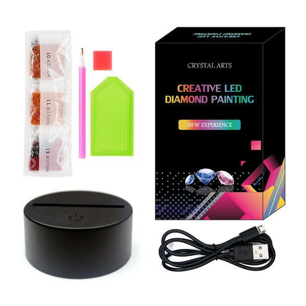 Diamond Painting DP25 LED Seven Changing Colour Light Christmas House