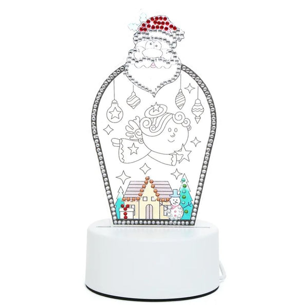 Diamond Painting Christmas Light - Santa