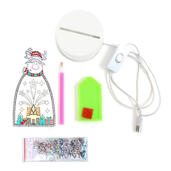 Diamond Painting Christmas Light - Reindeer