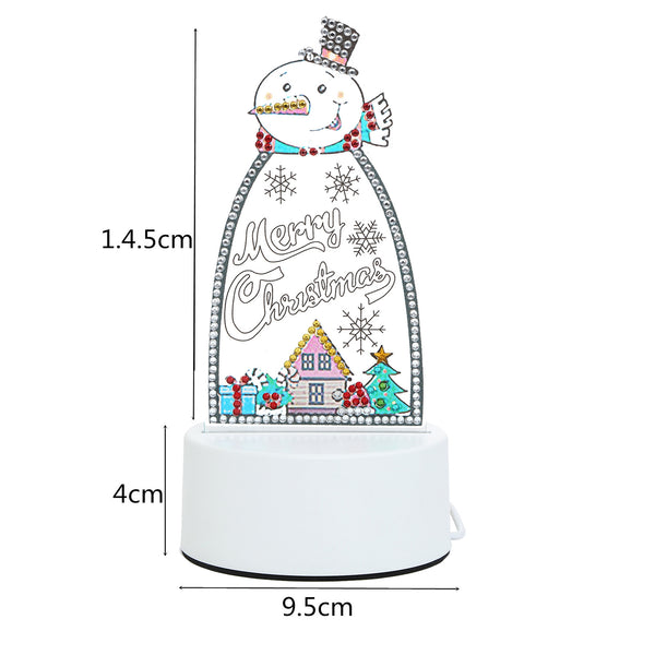 Diamond Painting Christmas Light - Snowman