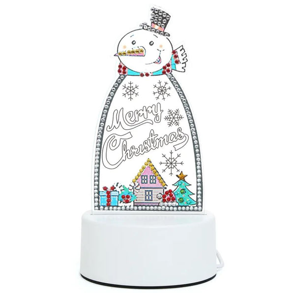 Diamond Painting Christmas Light - Snowman