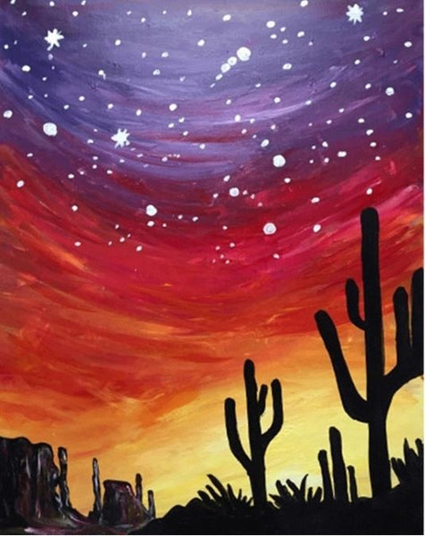 Diamond Painting - Desert Sunset - 40cm x 50cm Square Bead Only
