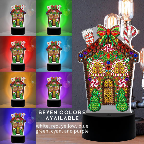 Diamond Painting DP25 LED Seven Changing Colour Light Christmas House