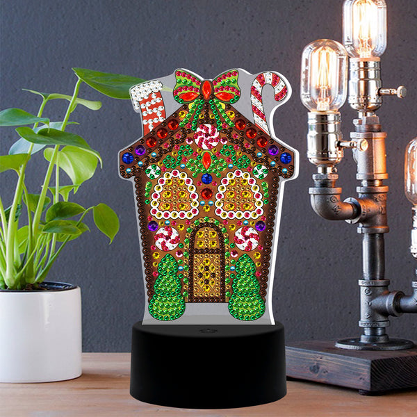 Diamond Painting DP25 LED Seven Changing Colour Light Christmas House