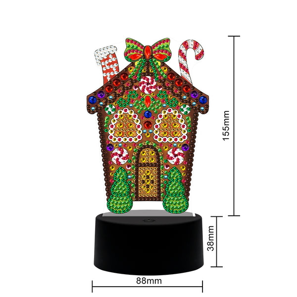 Diamond Painting DP25 LED Seven Changing Colour Light Christmas House