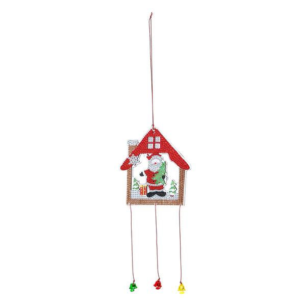 Diamond Painting Hanging Christmas Ornament - Santa
