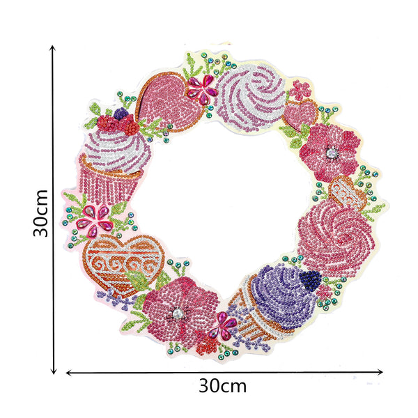 Diamond Painting Large Cupcake Wreath