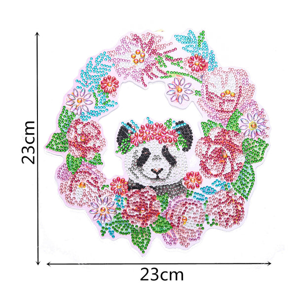 Diamond Painting Small Wreath - Panda