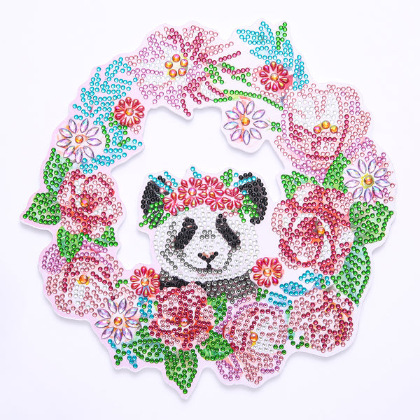 Diamond Painting Small Wreath - Panda