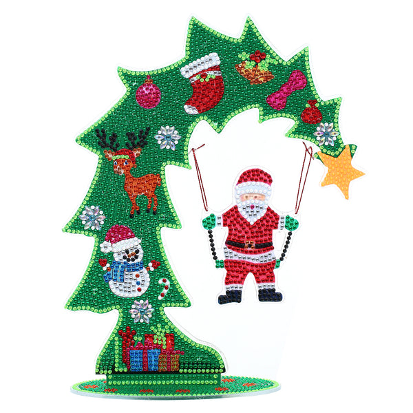 Diamond Painting Christmas Tree - Santa