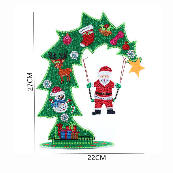 Diamond Painting Christmas Tree - Santa