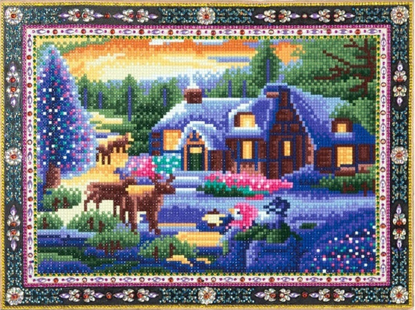 Special Shape Diamond Paintings - Christmas Scene - 30cm x 40cm