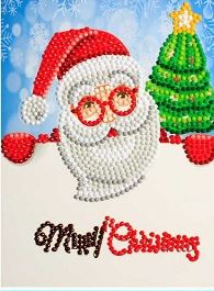 Diamond Painting Christmas Card - 1 pack