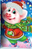 Diamond Painting Christmas Card - 1 pack