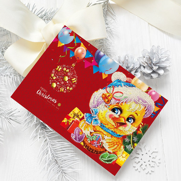 Diamond Painting Christmas Card - 1 pack