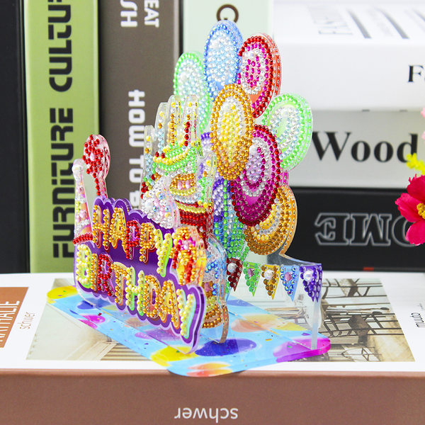 3D Diamond Painting Model - Happy Birthday