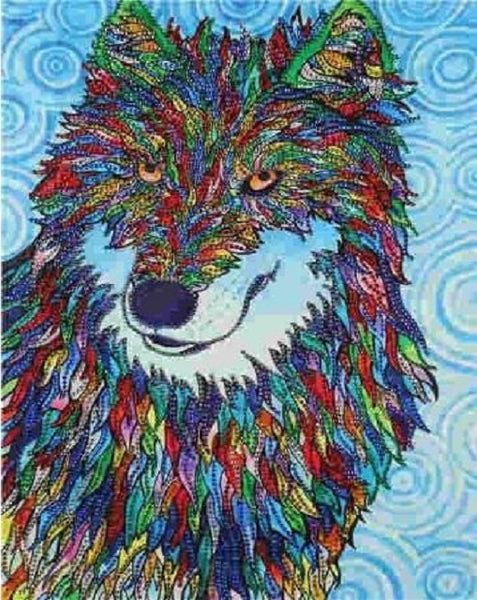 Special Shape Diamond Paintings - Wolf - 30cm x 40cm