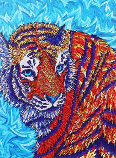 Special Shape Diamond Paintings - Tiger - 30cm x 40cm