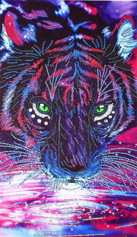 Special Shape Diamond Paintings - Tiger - 30cm x 50cm