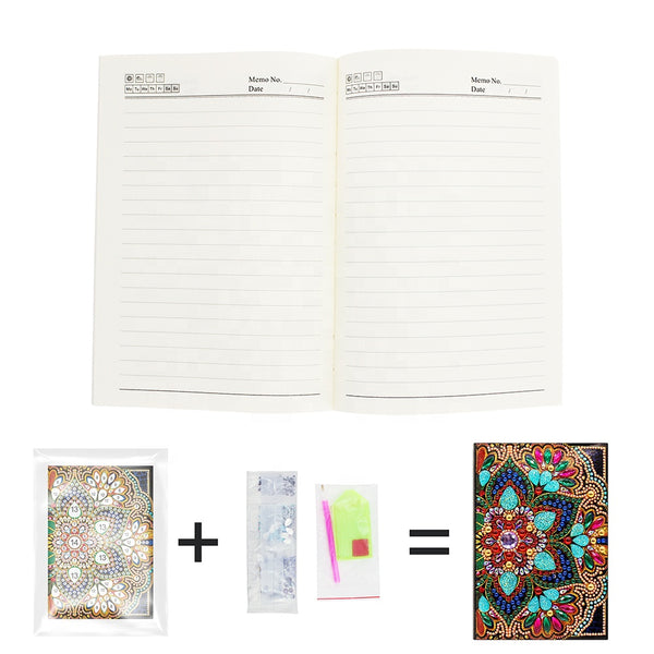Diamond Painting Notebooks - Flower Pattern