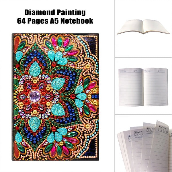 Diamond Painting Notebooks - Flower Pattern