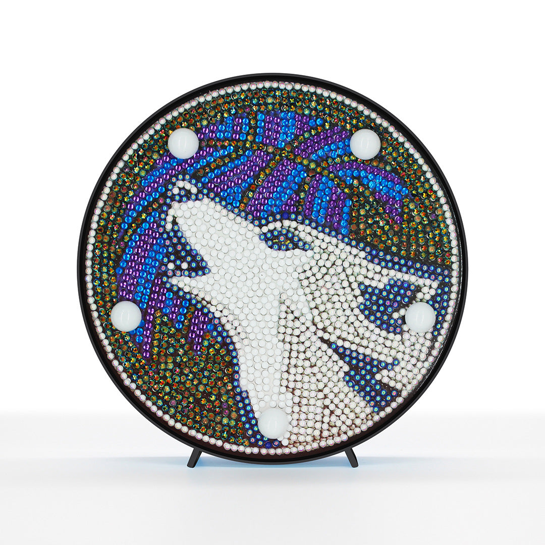 Diamond Painting LED Light - Howling Wolf