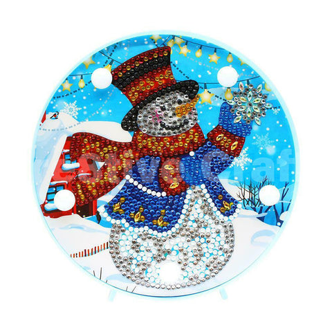 Diamond Painting LED Light - Snowman