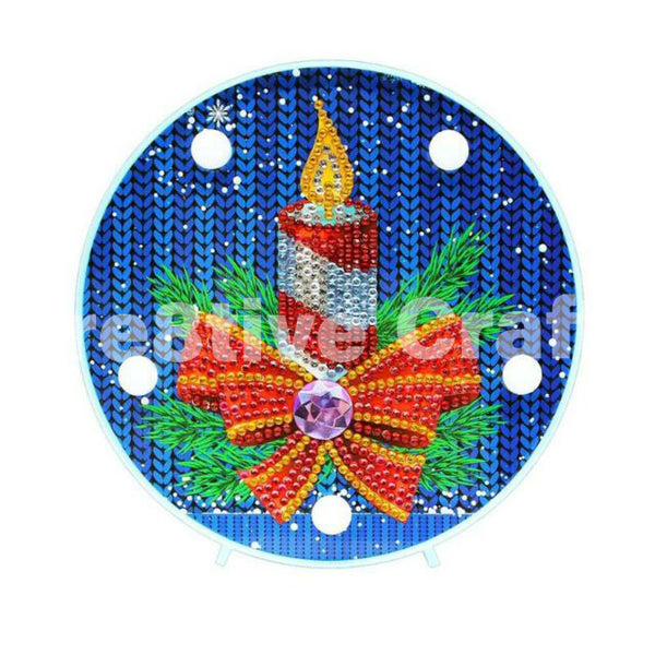 Diamond Painting LED Light - Christmas Candle