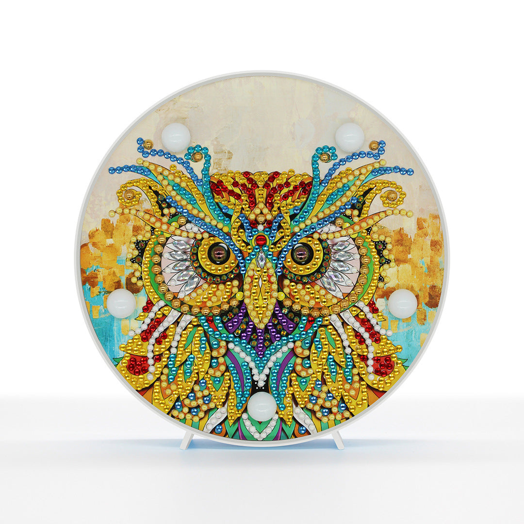 Diamond Painting LED Light - Owl