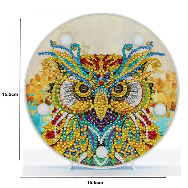 Diamond Painting LED Light - Owl