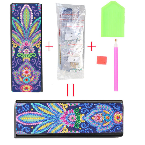 Diamond Painting Glasses Case - Flower