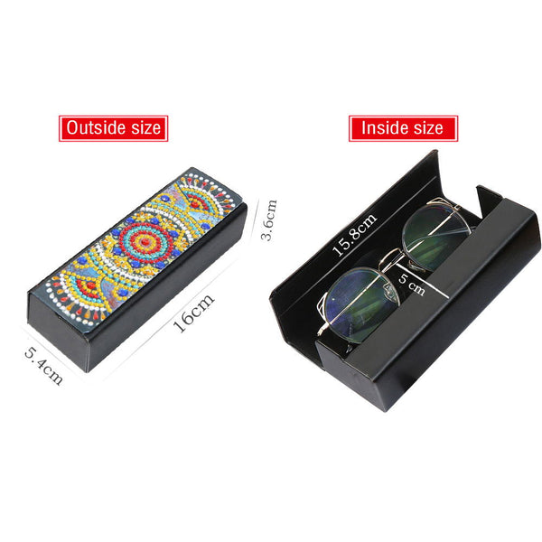 Diamond Painting Glasses Case - Mandala