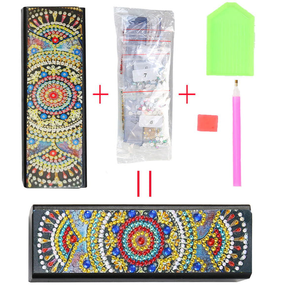 Diamond Painting Glasses Case - Mandala