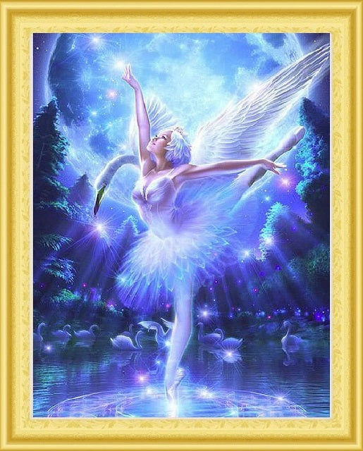 Special Shape Diamond Paintings - Ballet Dancer - 40cm x 50cm