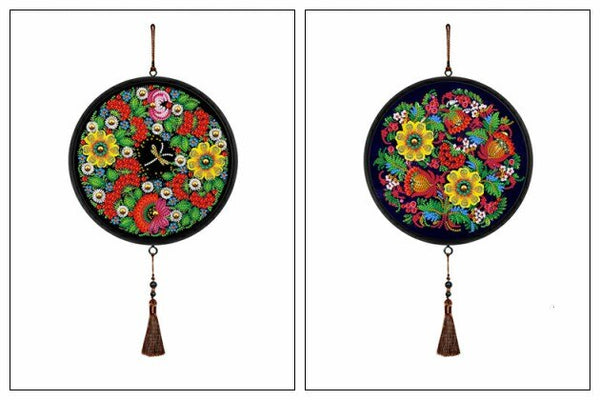 Diamond Painting Tassel Painting Double Pack - Flowers