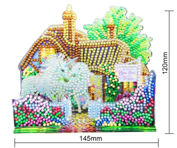 3D Diamond Painting Model - Unicorns 2