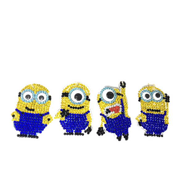 Diamond Painting Keychains - Cartoon Characters 4 Pack