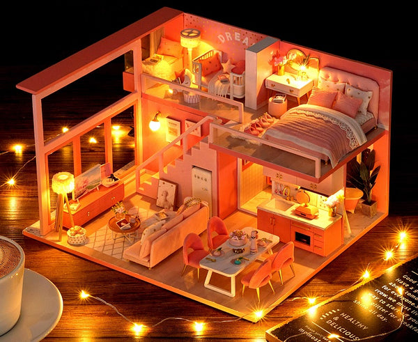 Sweet Angel Loft Apartment Miniature D.I.Y Kit