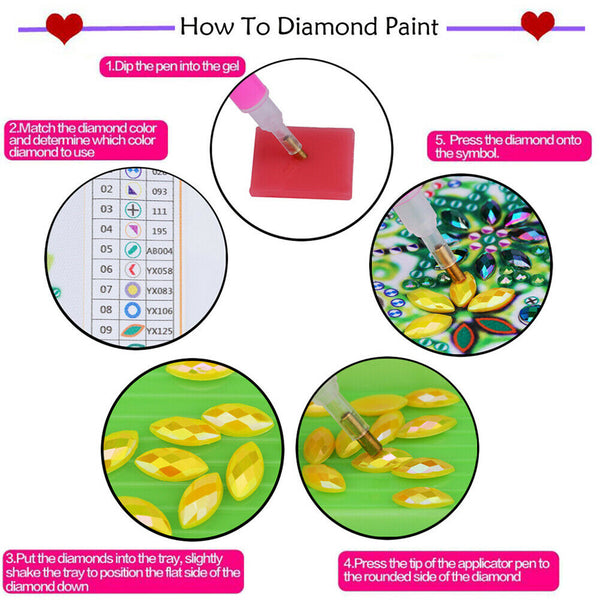 Diamond Painting Rotating Dog Sun Catcher