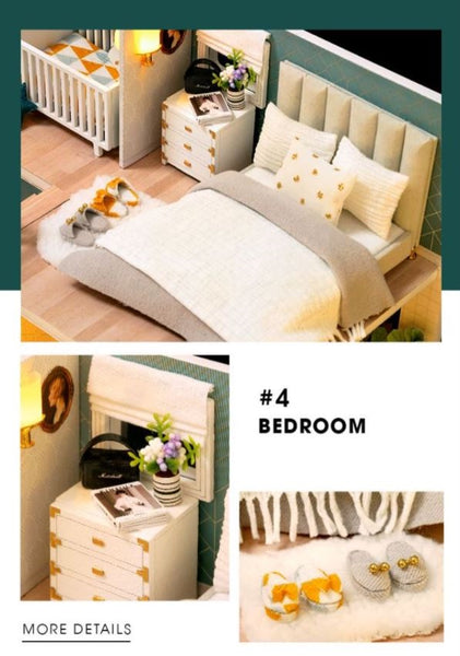 Comfortable Life Loft Apartment Miniature D.I.Y Kit