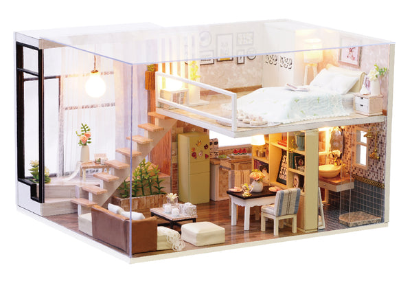 Waiting for the Time Loft Apartment Miniature D.I.Y Kit