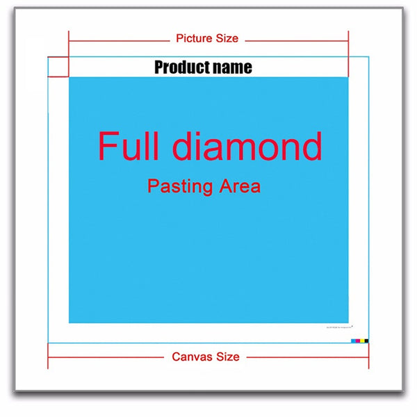 Diamond Painting - Castle - 40cm x 50cm Square Bead Only