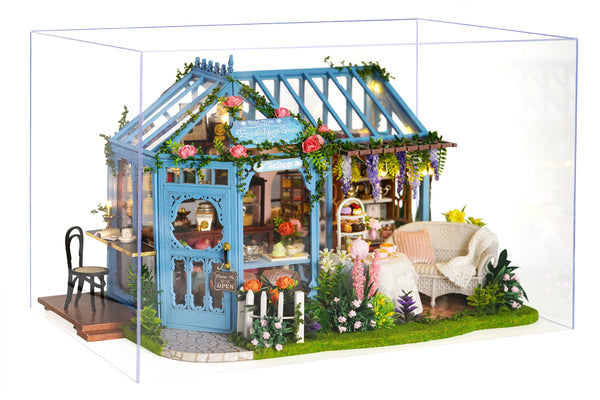 Rose Garden Tea House Miniature D.I.Y Kit