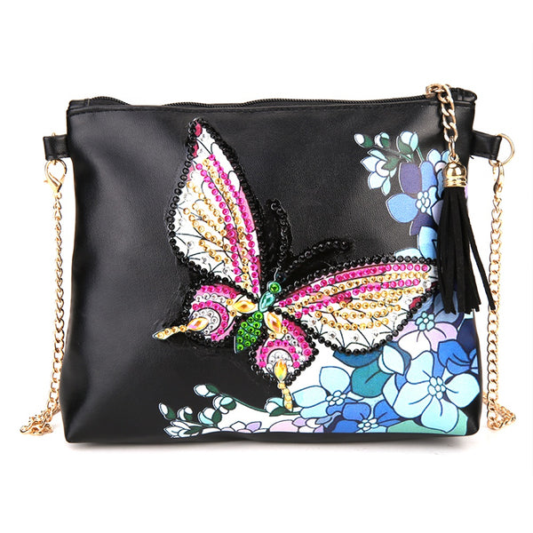 Diamond Painting Butterfly Shoulder Bag