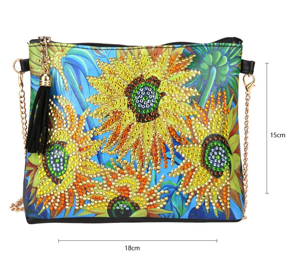 Diamond Painting Sunflower Shoulder Bag