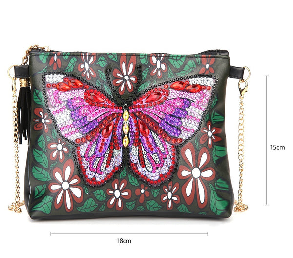 Diamond Painting Butterfly Shoulder Bag