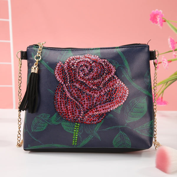 Diamond Painting Rose Shoulder Bag