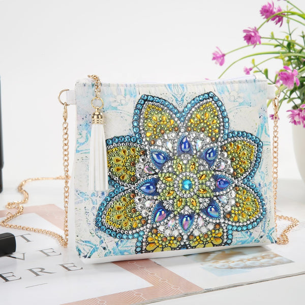 Diamond Painting Flower Shoulder Bag
